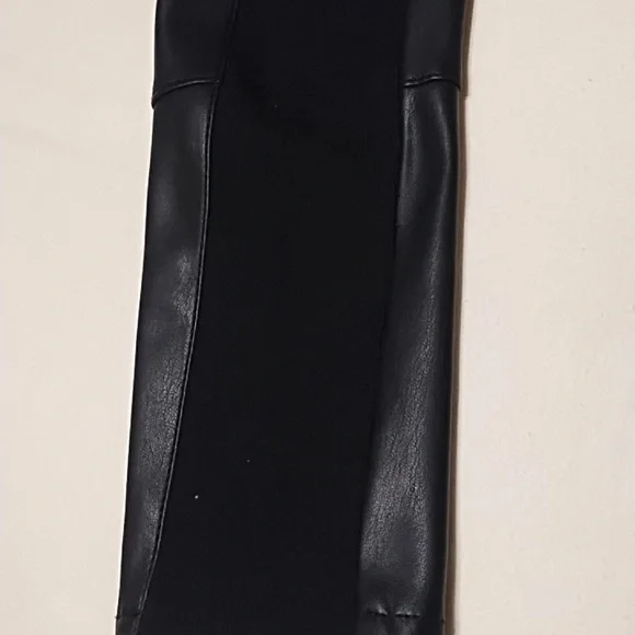 BAGATELLE BLACK VEGAN LEATHER JACKET. - Picture 7 of 8